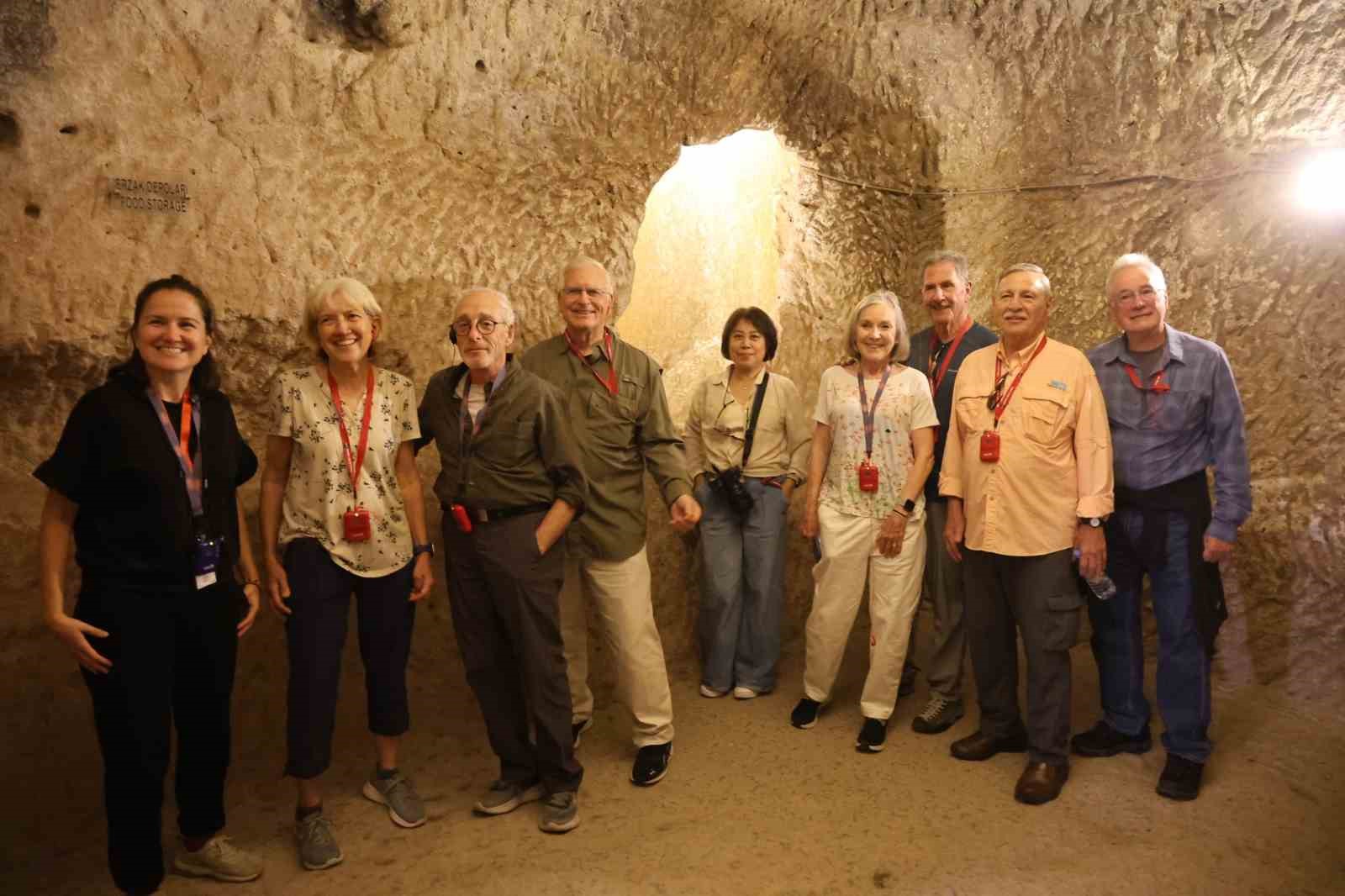 Turistler yer altı şehirlerini gezmeyi seviyor