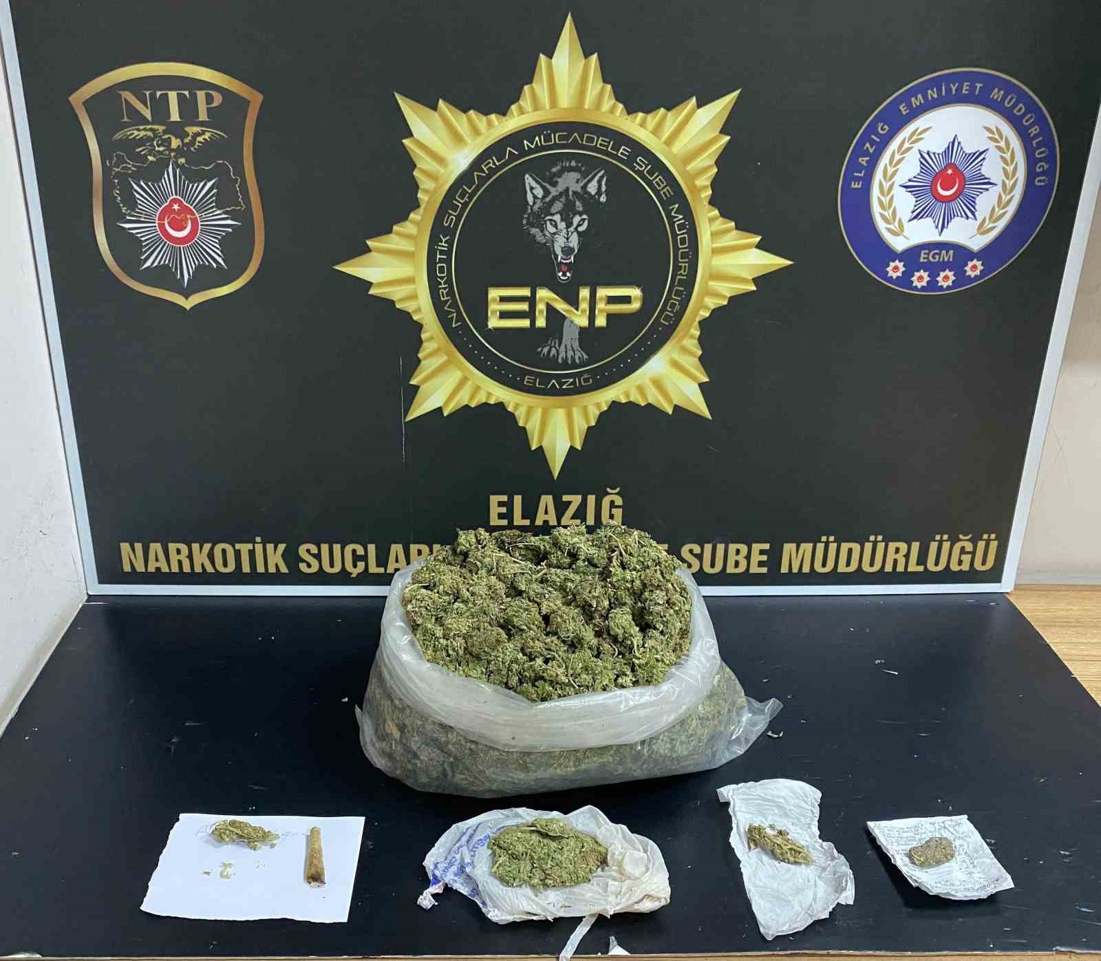 Elazığ’da uyuşturucu operasyonu