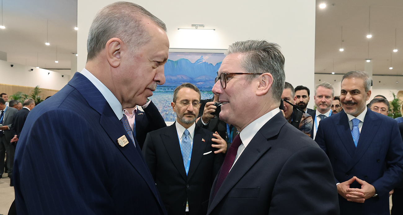 Cumhurbaşkanı Recep Tayyip Erdoğan, İngiltere Başbakanı Starmer ile görüştü