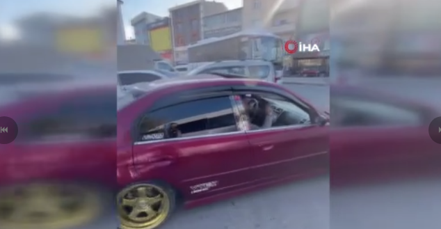 Araç almaya gelen vatandaş hayatının şokunu yaşadı