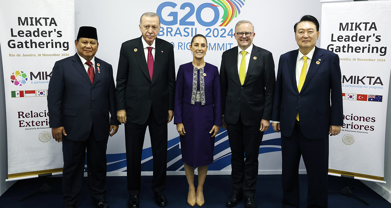 Cumhurbaşkanı Erdoğan, MIKTA Liderler Buluşması‘na katıldı