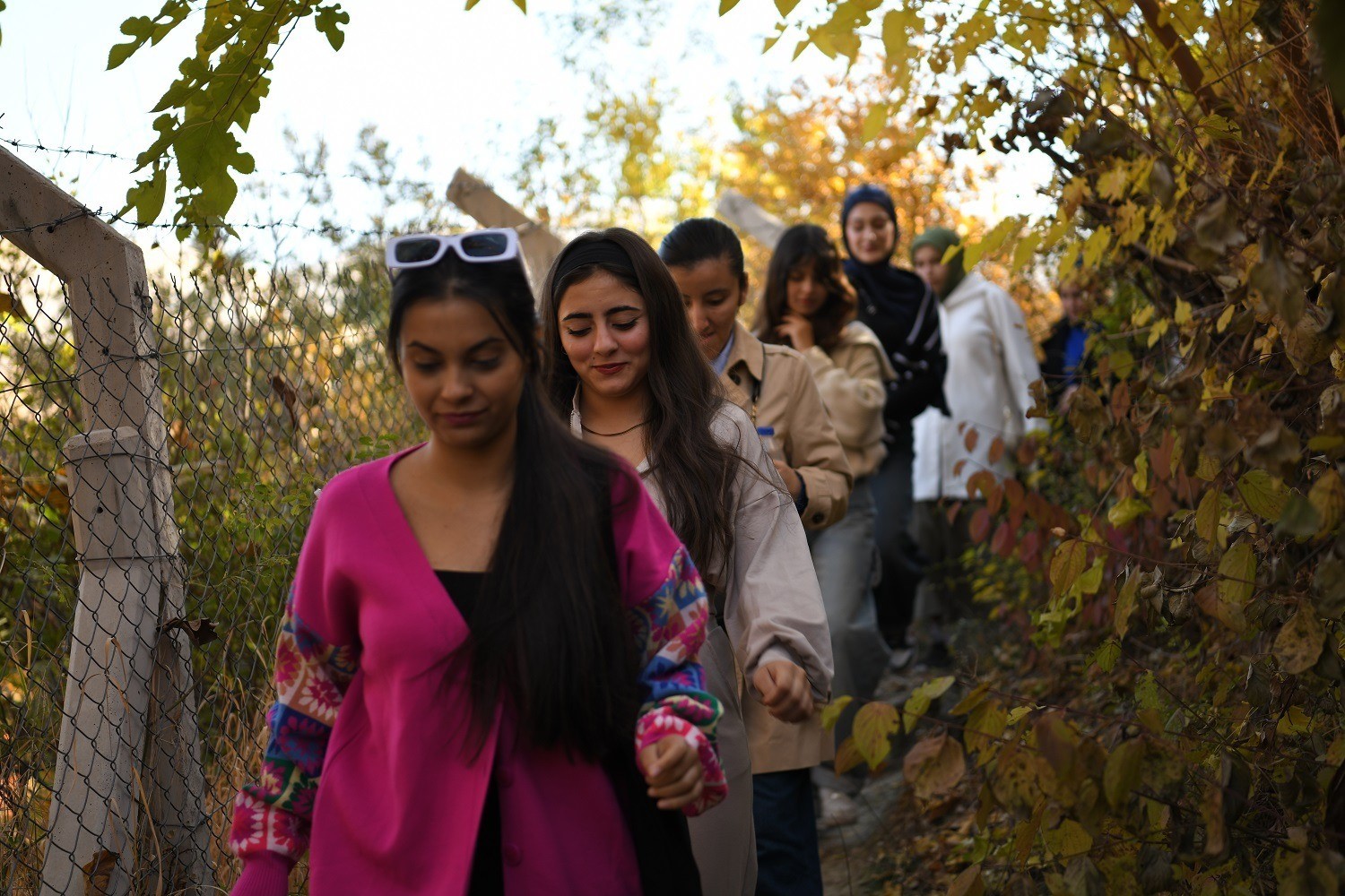 Üniversite öğrencilerinden doğa yürüşü