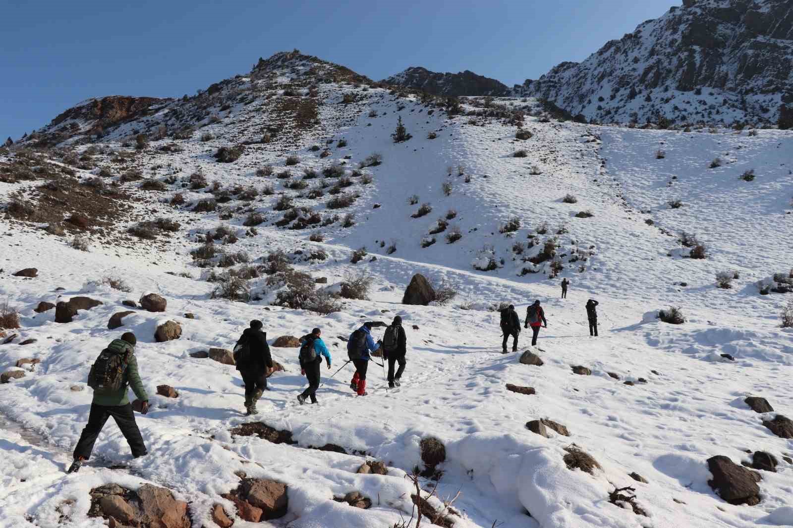 Erzurum’da doğaseverler yaban hayatını unutmadılar