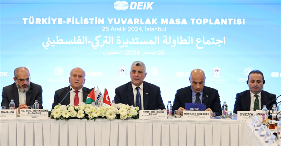 Bakan Bolat, Türkiye ile Filistin arasındaki ticareti arttırmayı hedeflediklerini söyledi