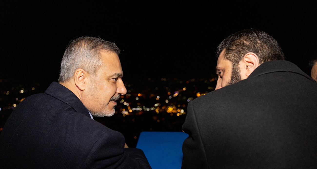 Dışişleri Bakanı Fidan, Şara ile Kasyun Dağı’nda çay içti