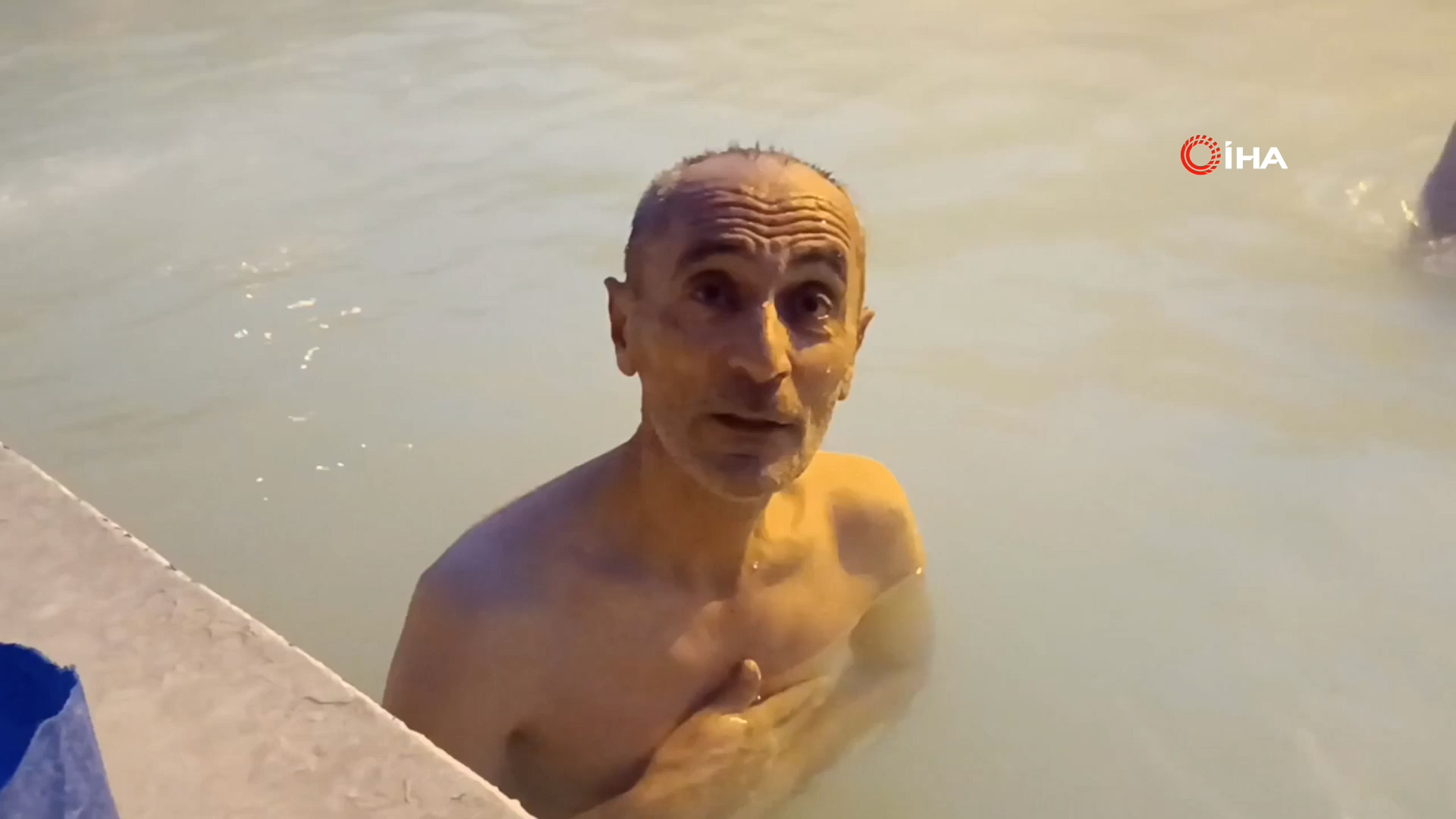 Eksi 15 derecede kaplıca keyfi