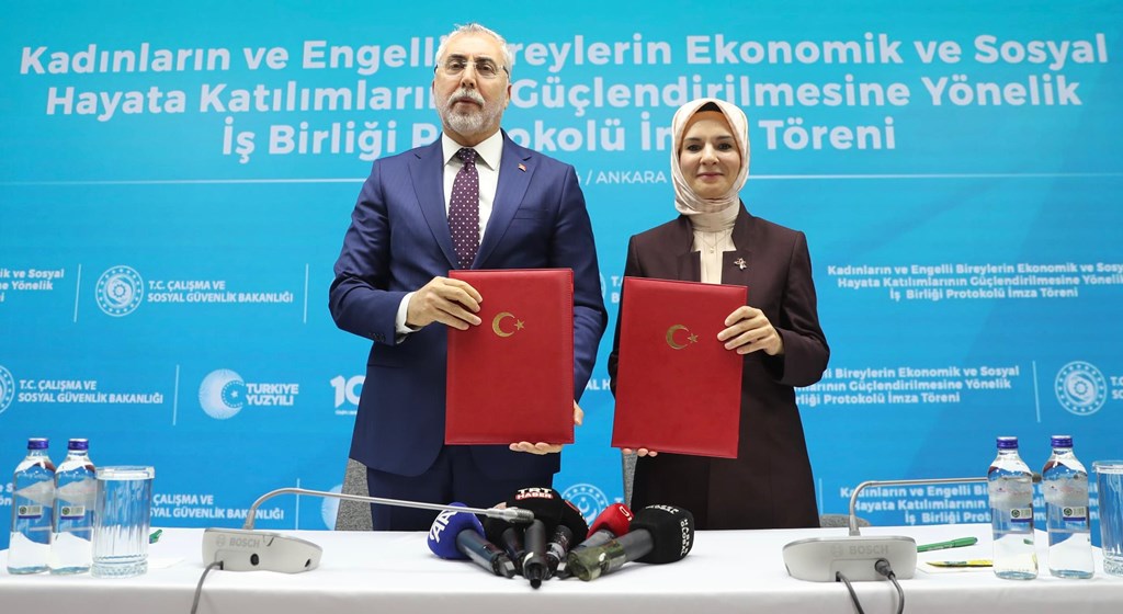 Kadın ve engelliler için iş birliği protokolü imzalandı