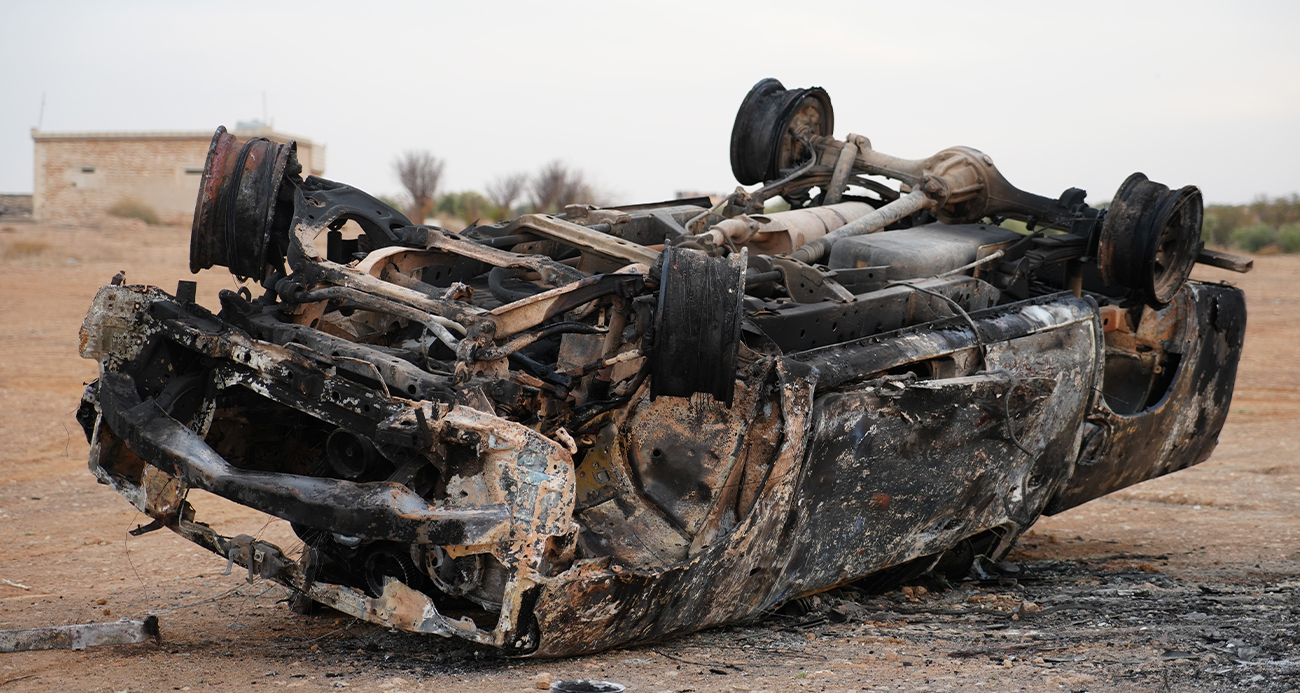 PKK/YPG’den kurtarılan Münbiç’te çatışmanın izleri halen duruyor