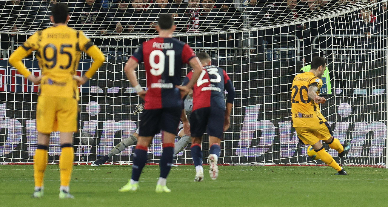 Perdeyi Hakan Çalhanoğlu kapattı, Inter farklı kazandı