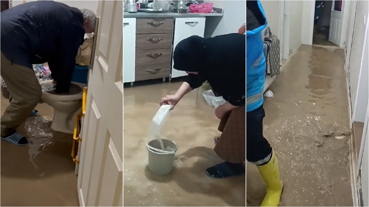 VASKİ’nin ihmali 5 aileyi kış günü mağdur etti