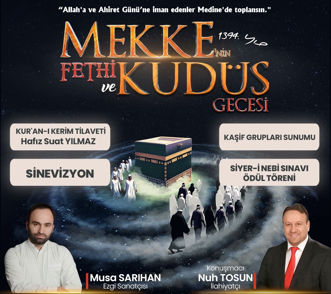 Van’da Mekke’nin Fethi ve Kudüs Gecesi Kutlanacak