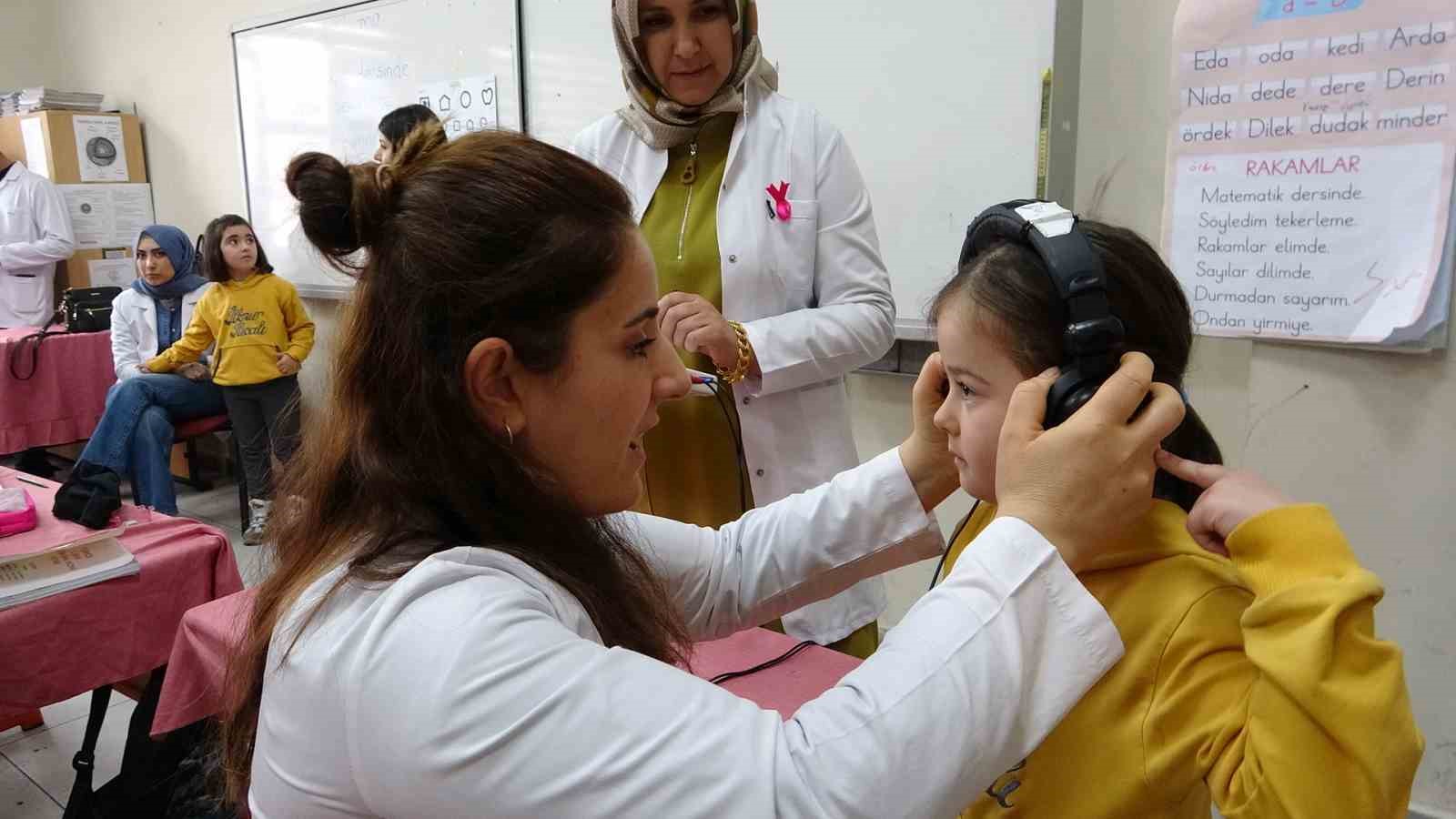 Van’daki anasınıfı ve ilkokullarda sağlık taraması