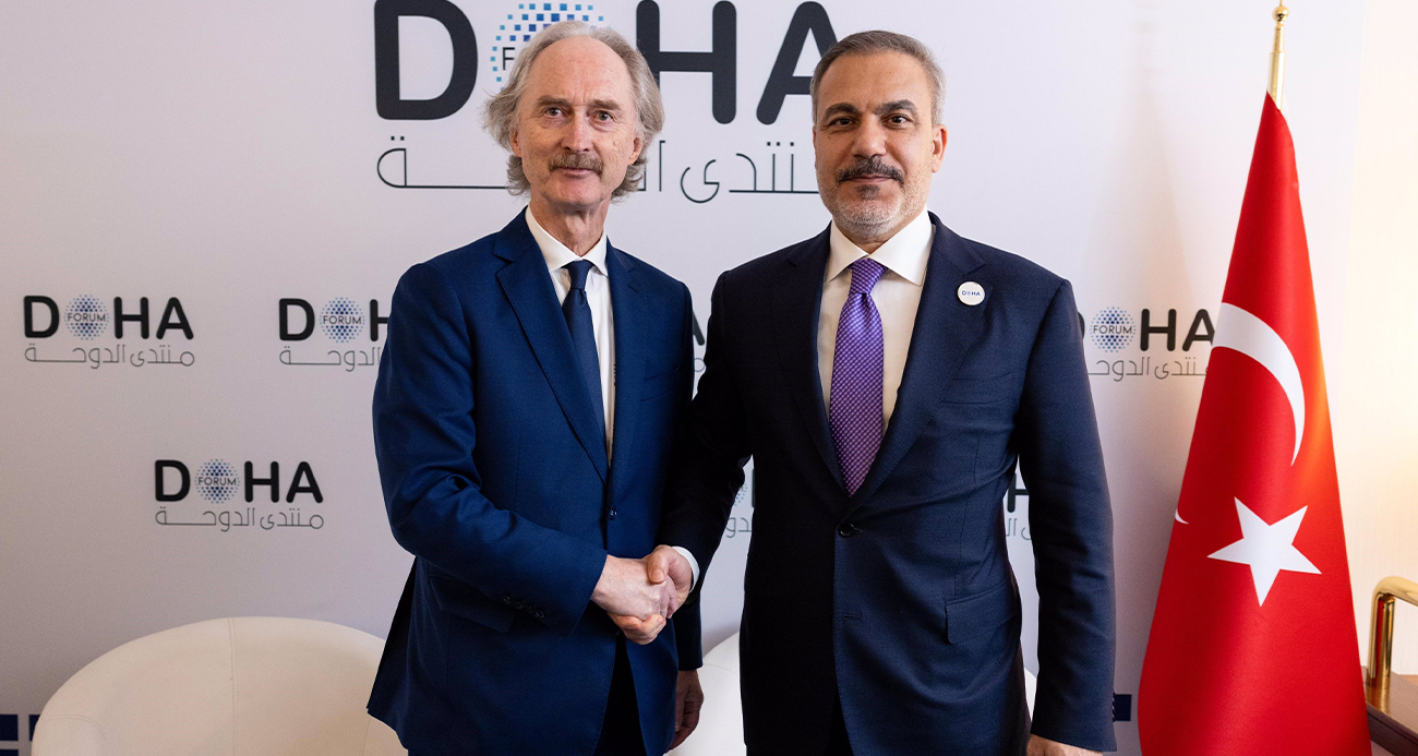 Bakan Fidan, BM Genel Sekreteri’nin Suriye Özel Temsilcisi Pedersen ile görüştü