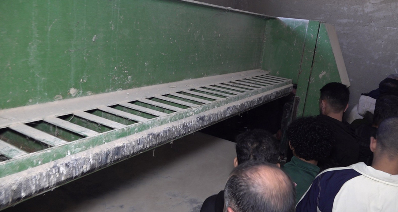 Esad rejiminin “ölüm kampı” Sednaya Hapishanesi’ndeki pres makinaları görüntülendi