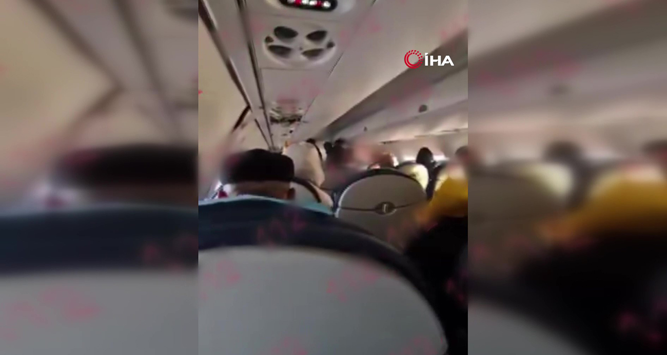 Uçak düşerken, yolcu kelime-i şehadet getirdi o anlar kamerada