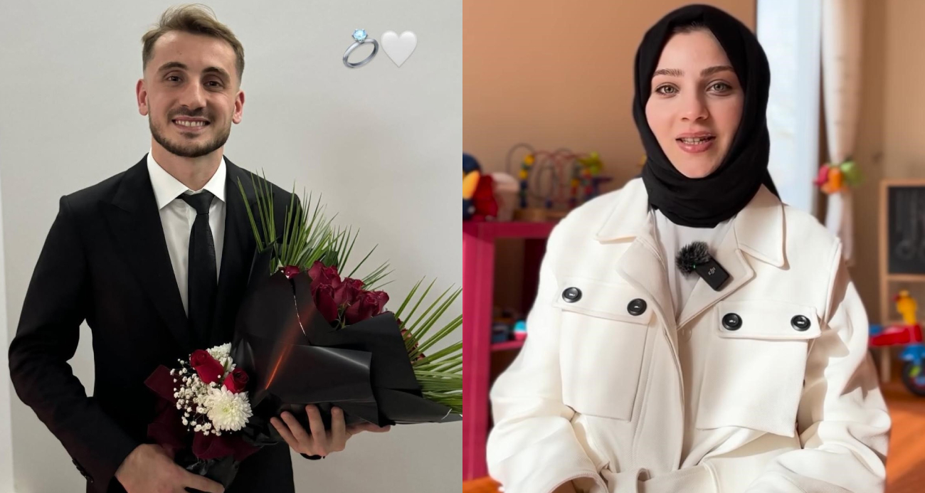 Kerem Aktürkoğlu söz yüzüğü taktı