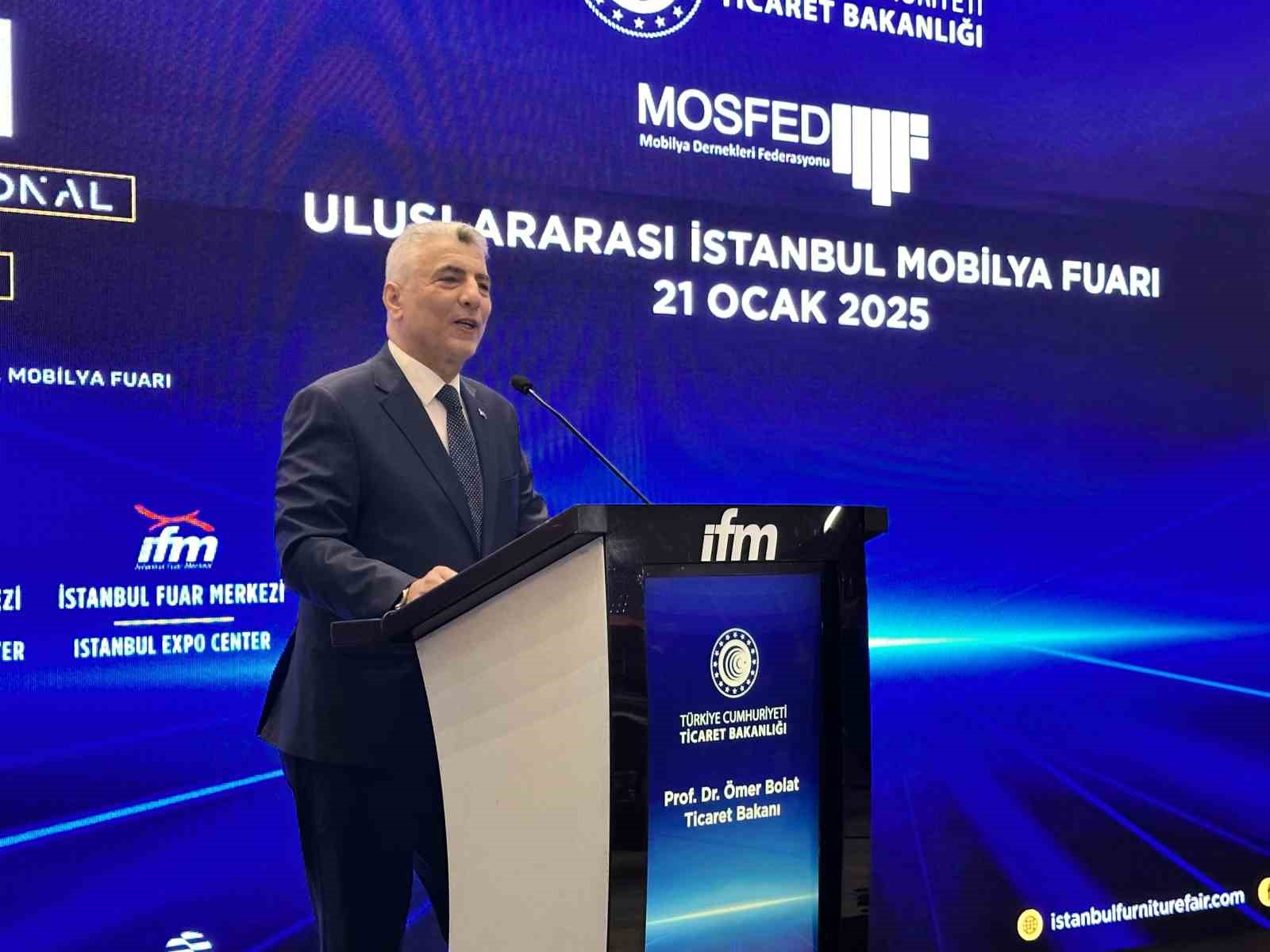 Mobilya ihracatı 4,5 milyar dolara ulaştı