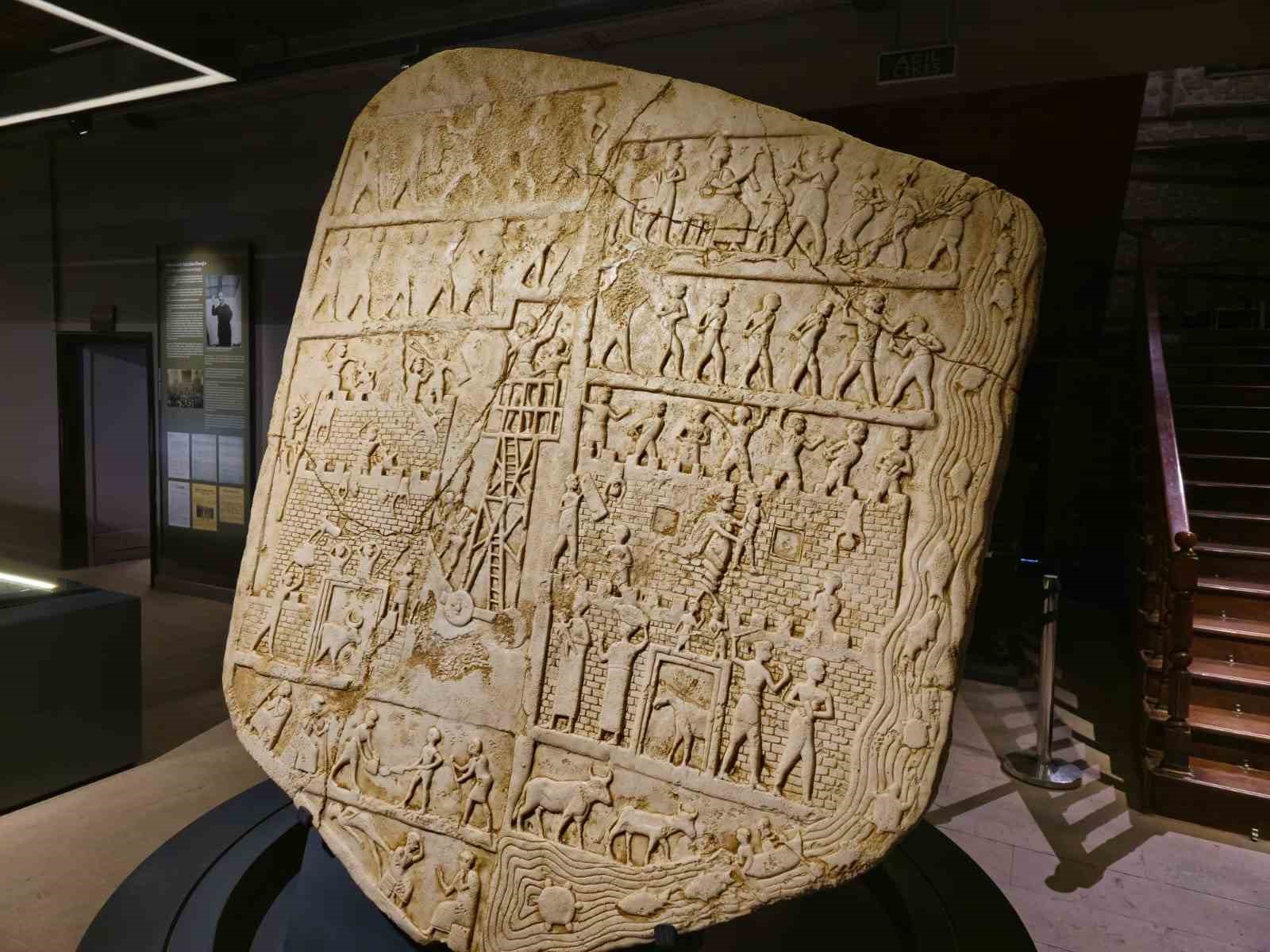 4 ton ağırlığındaki 4 bin yıllık Harput kabartması tarihe ışık tutuyor