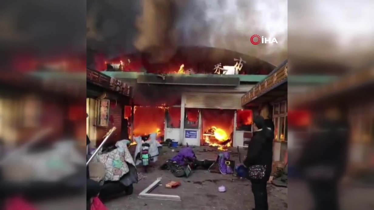 Çin’de gıda pazarında yangın faciası: 8 ölü, 15 yaralı