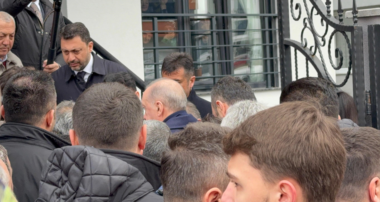 Cumhurbaşkanı Erdoğan taziye evinde
