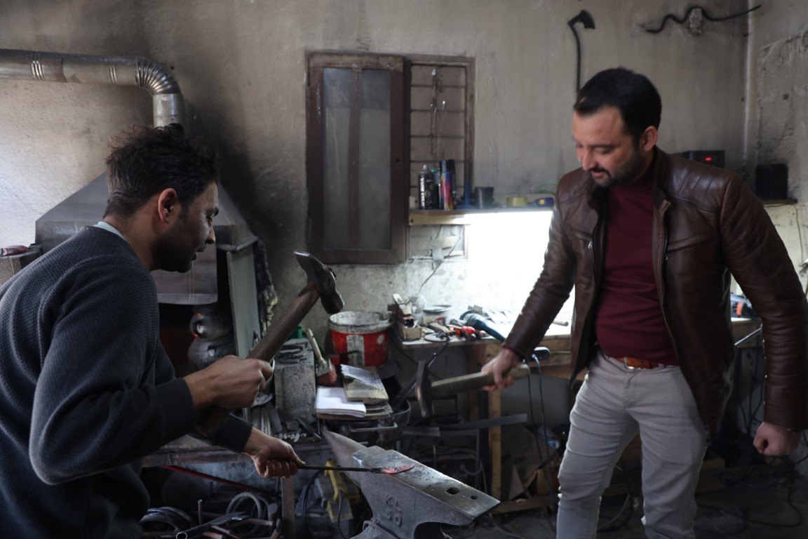 Koç boynuzu ve çelik usta elinde markalaşıyor