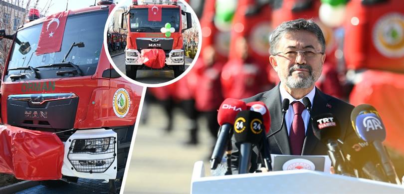 Orman yangınlarıyla mücadelede yeni araçlar envantere katıldı