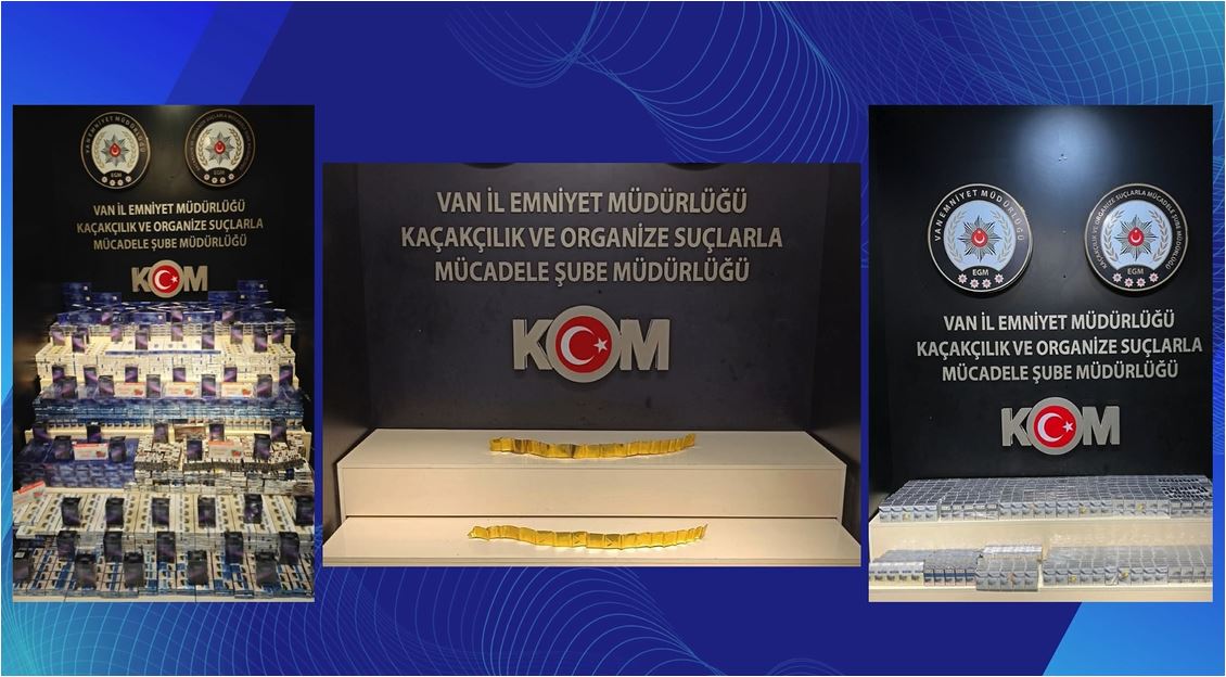 Van’da 3 kilo altın ele geçirildi