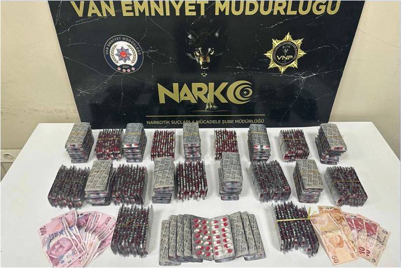 Van’da uyuşturucu madde ele geçirildi