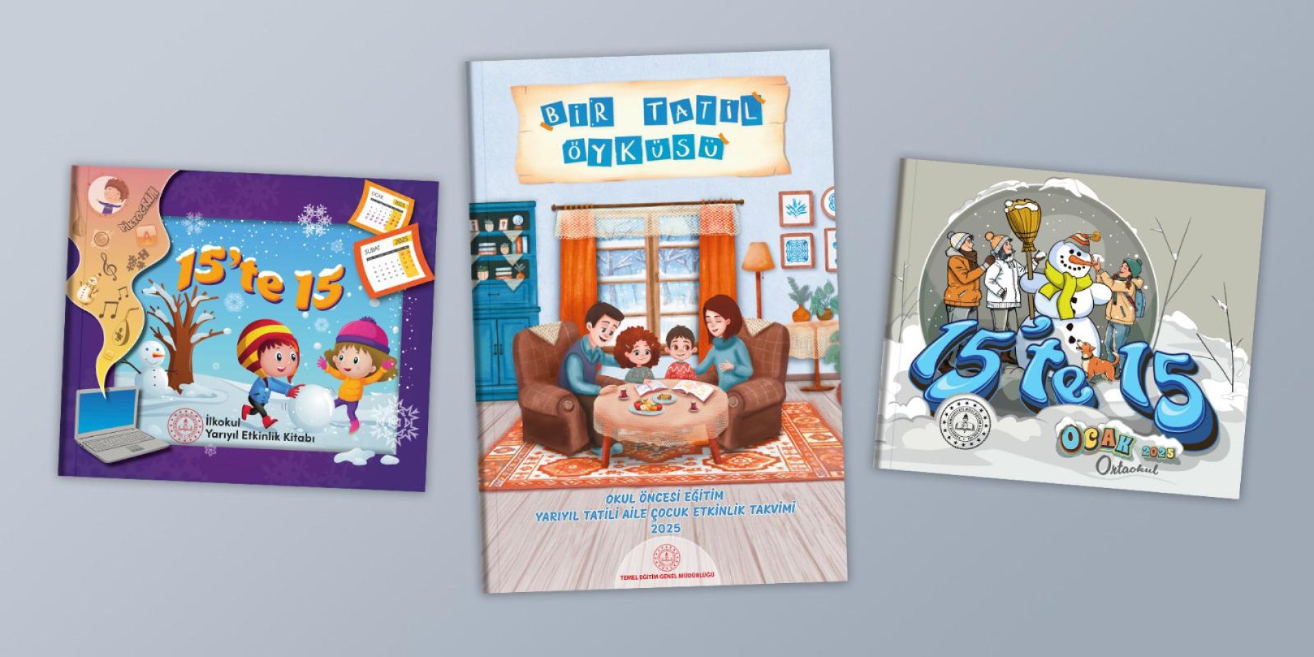 Yarıyıl tatili için eğlenceli ve öğretici etkinlik kitapları yayımlandı