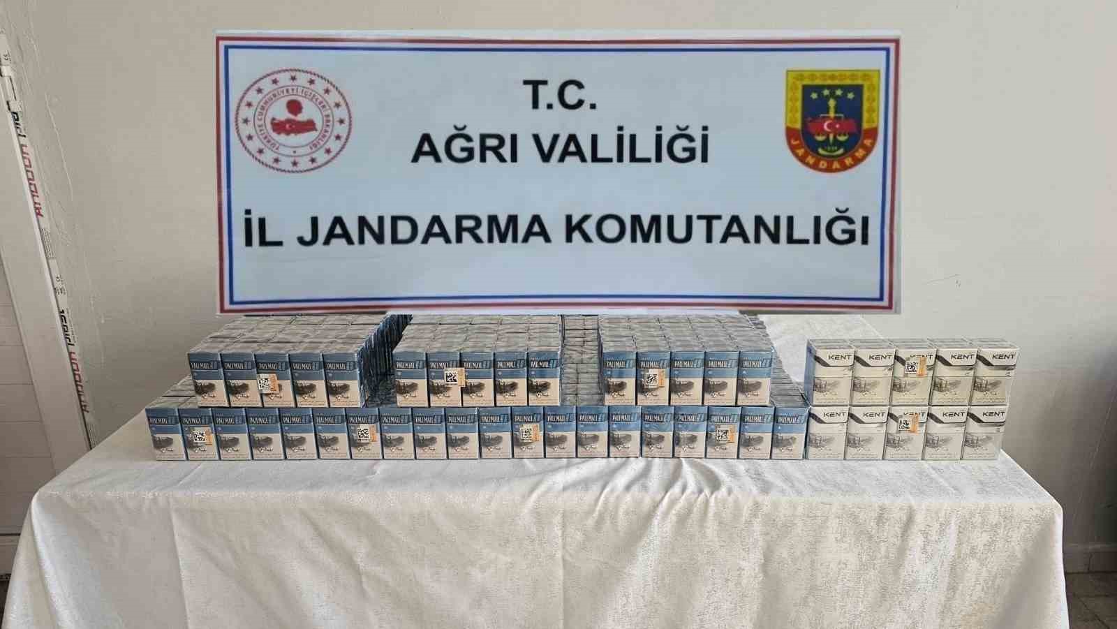 Ağrı’da kaçak sigara operasyonu!