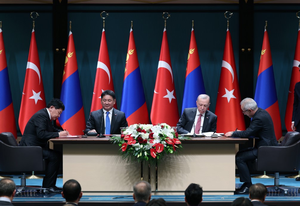 Türkiye ve Moğolistan arasında 10 anlaşma imzalandı