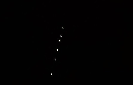 Erzincan’da görülen Musk’ın Starlink uyduları heyecana neden oldu