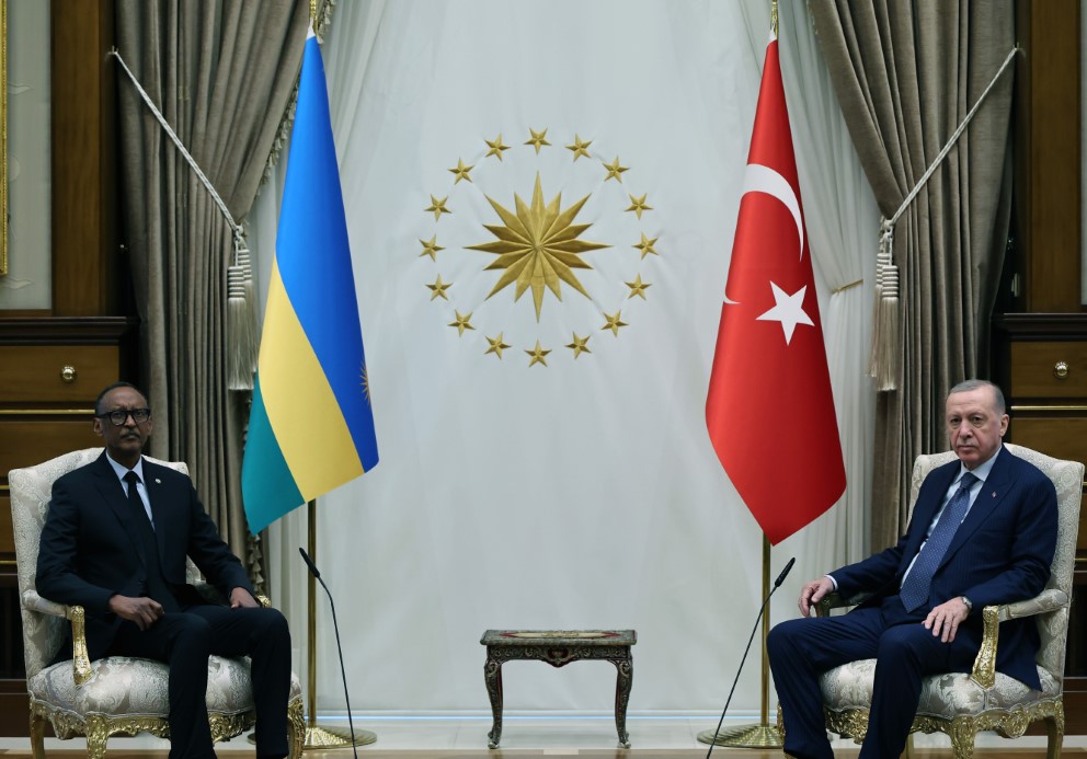 Cumhurbaşkanı Erdoğan, Ruanda Cumhurbaşkanı Kagame’yi resmi törenle karşıladı
