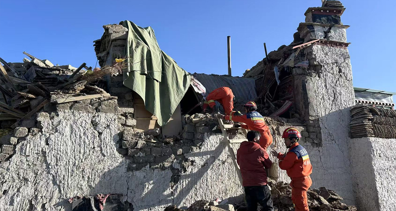 Çin’in Tibet Özerk Bölgesi’ni vuran depremde can kaybı 95’e yükseldi