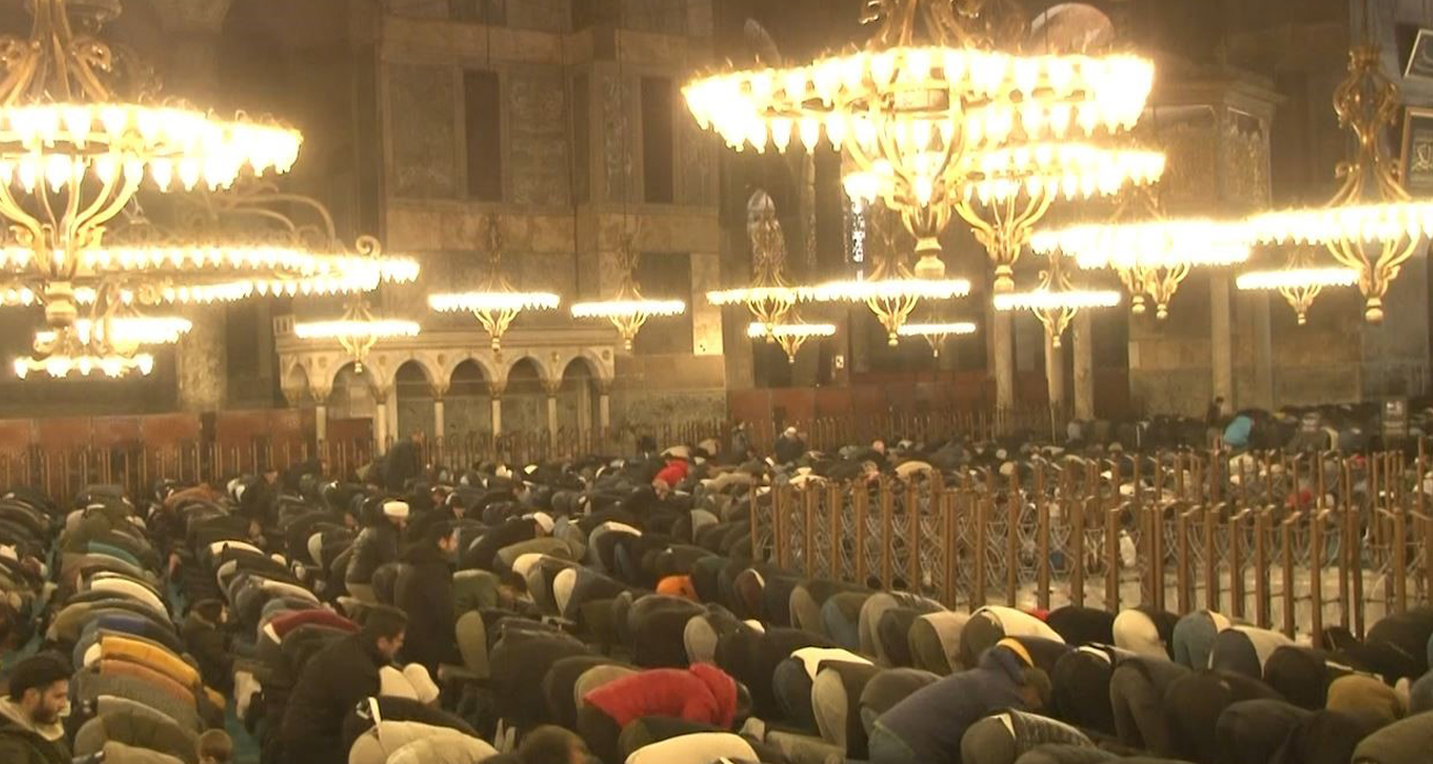 Ayasofya-i Kebir Cami-i Şerifi’nde Miraç Kandili idrak edildi