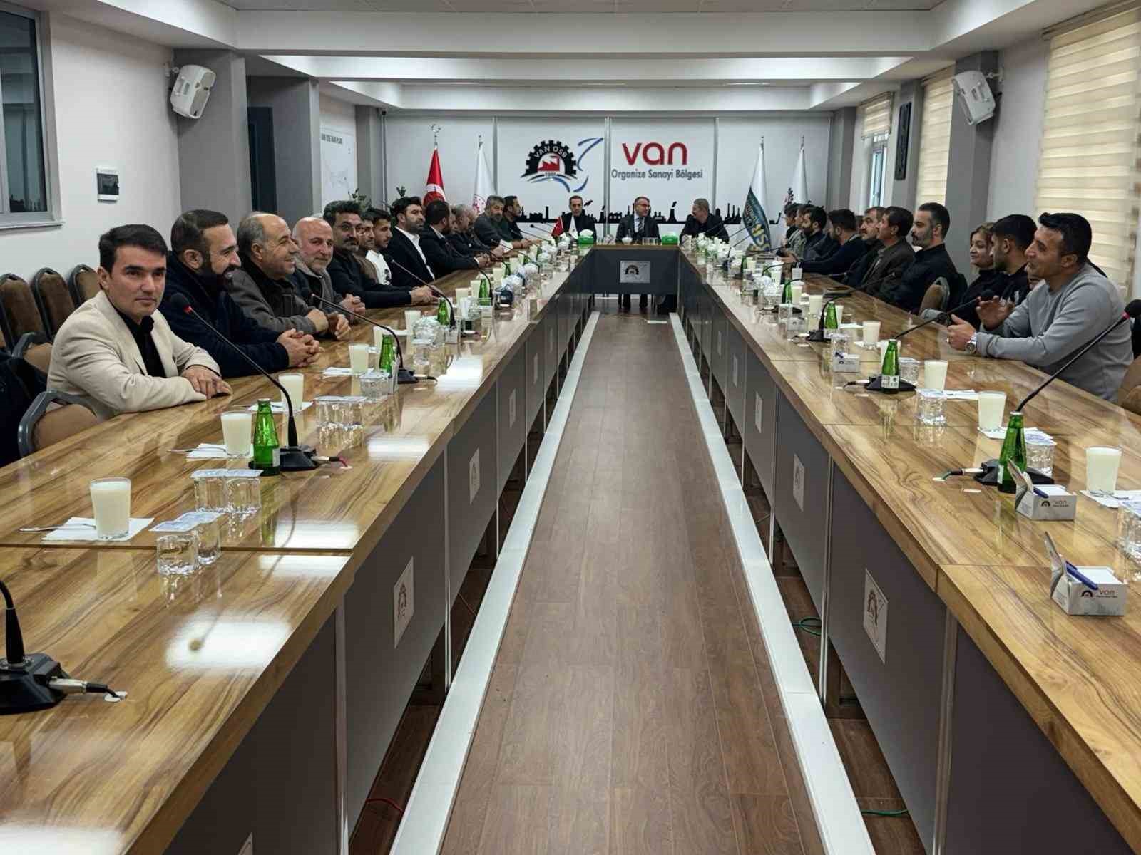 Van’ın sanayisi masaya yatırıldı