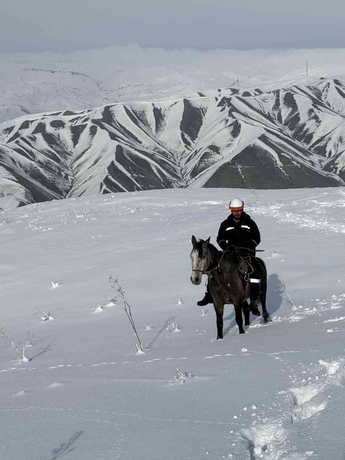 VEDAŞ ekiplerinin zorlu kış mesaisi