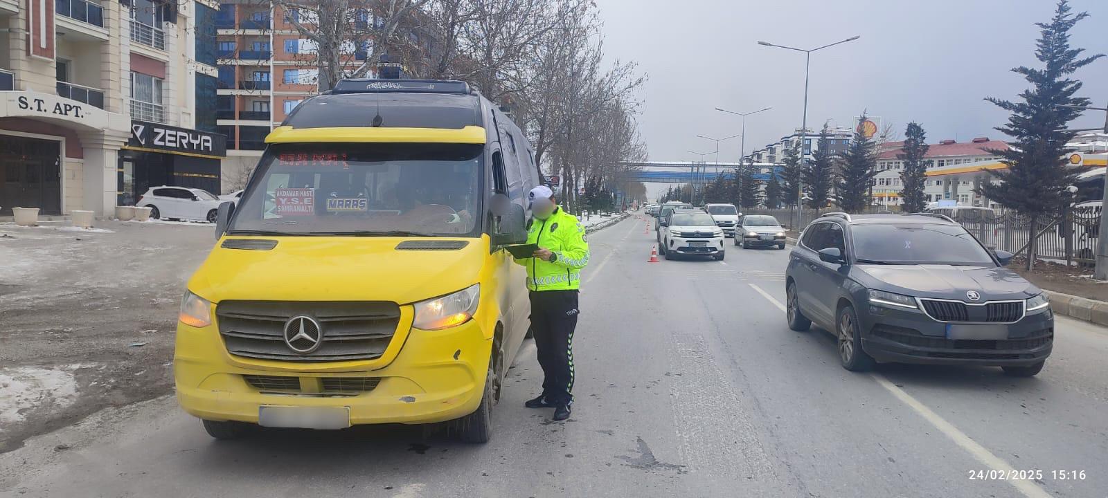 Van’da 8 bin 599 araç ve sürücü denetlendi
