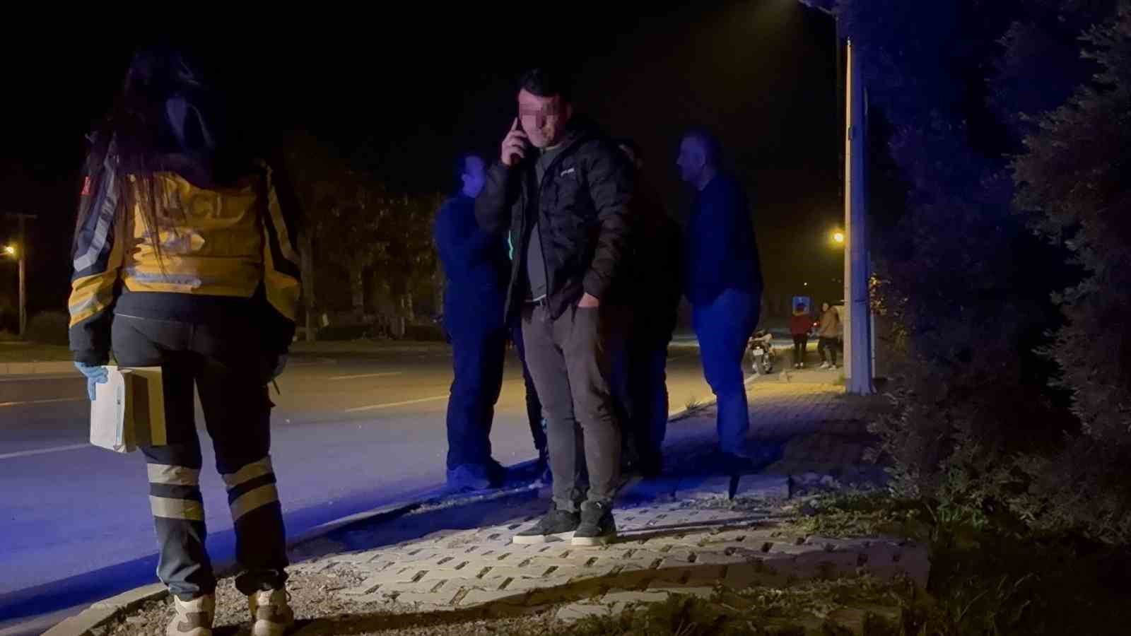 Kaza yapan alkollü sürücünün ’5 metre’ ısrarı