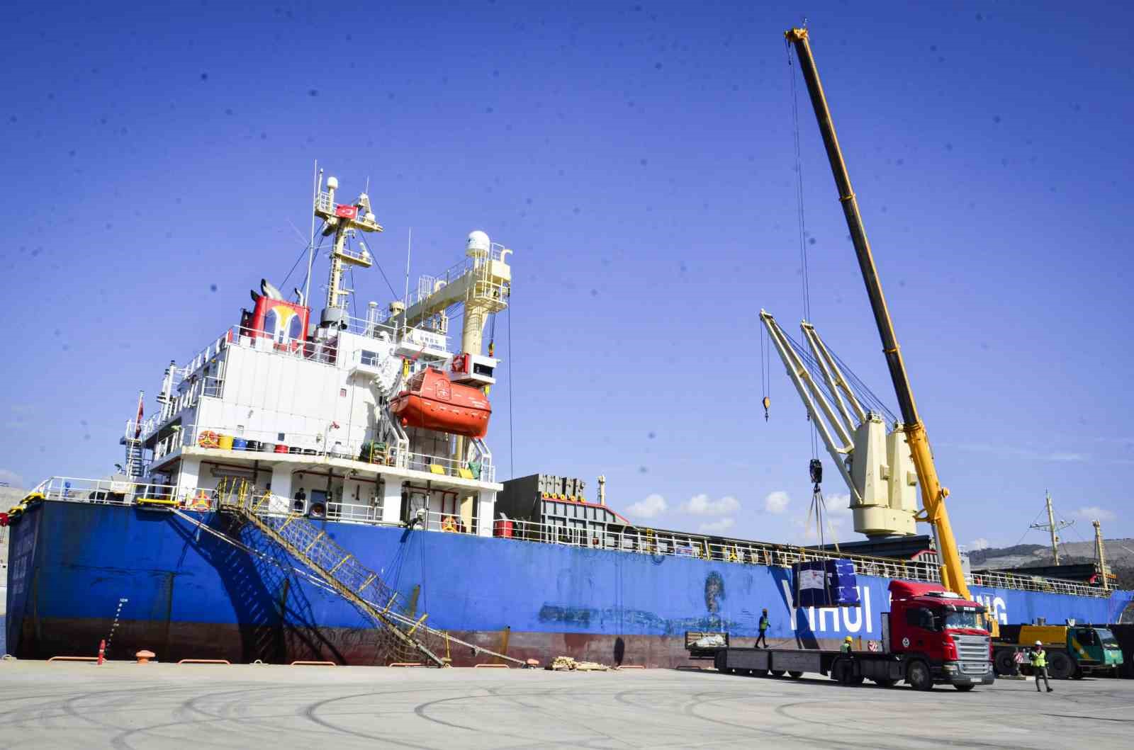 Akkuyu’ya 100. kargo gemisi ulaştı