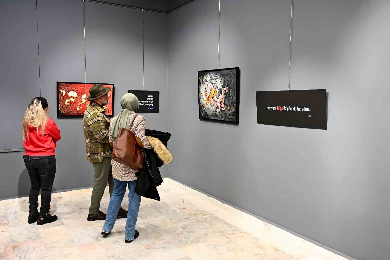 Doğum ve ölümü tuvale yansıttı