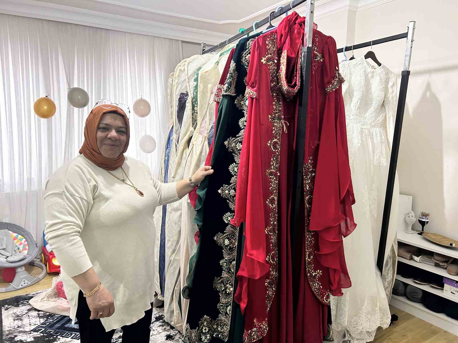 Hayırsever kadından gelinlik bağışı