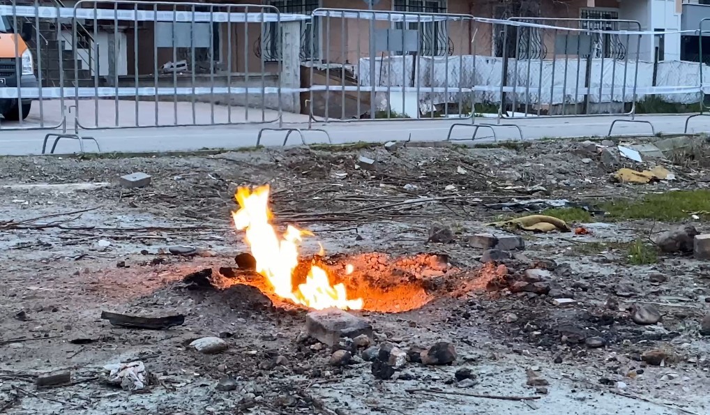 Metan gazı yangını 11 gündür sönmedi