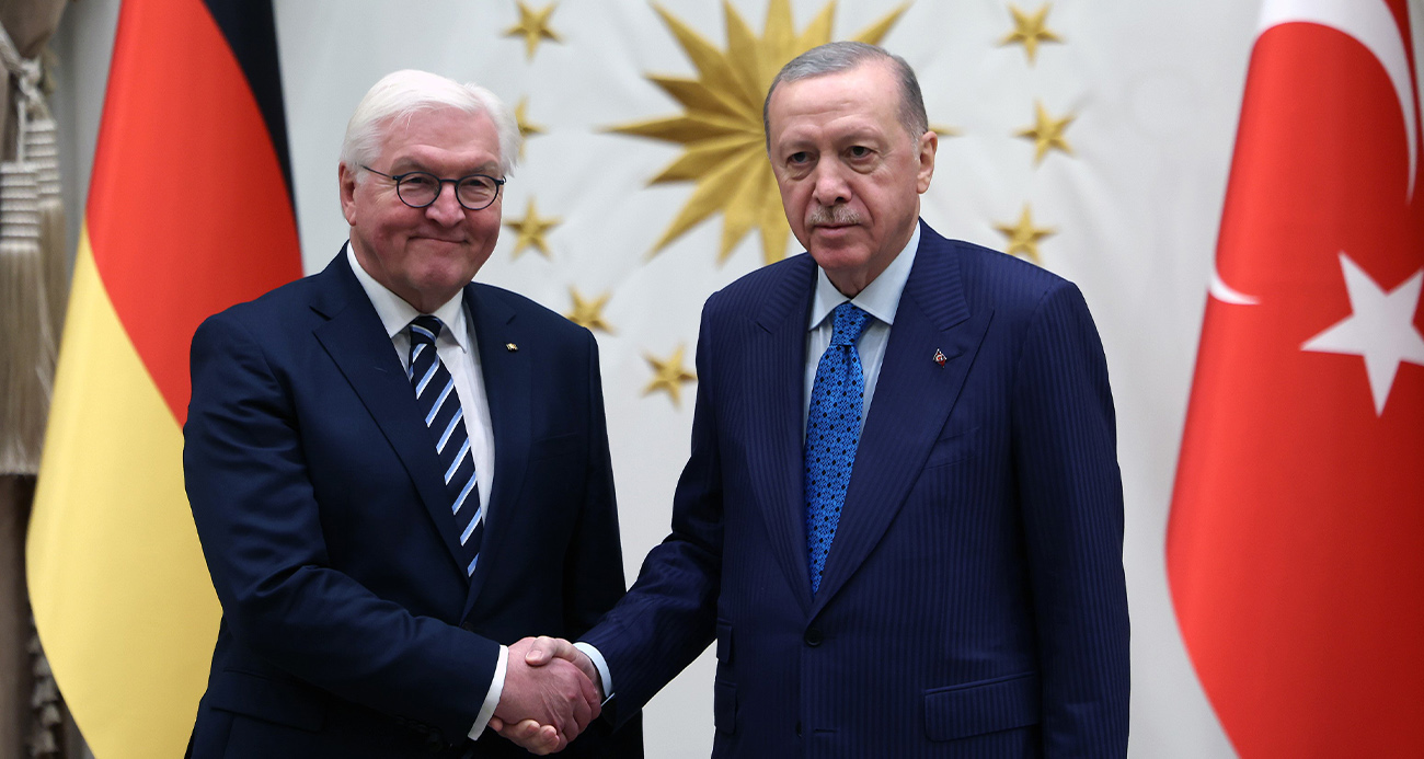 Cumhurbaşkanı Erdoğan, Almanya Cumhurbaşkanı Steinmeier ile görüştü
