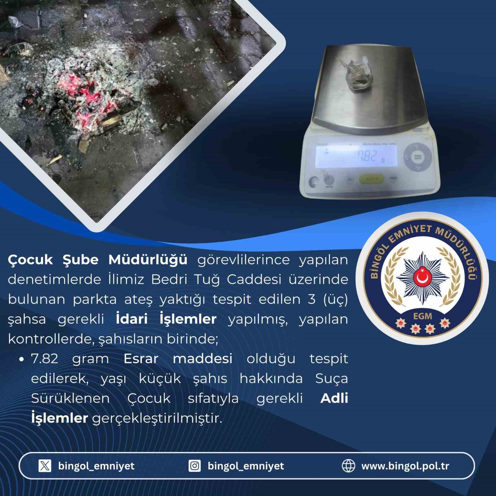 Bingöl’de uyuşturucu operasyonu