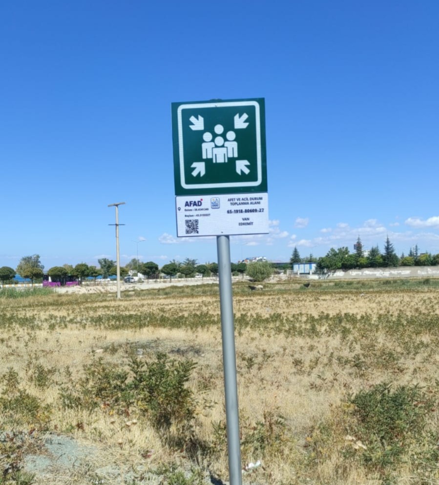 Edremit’teki afet toplanma alanları duyuruldu