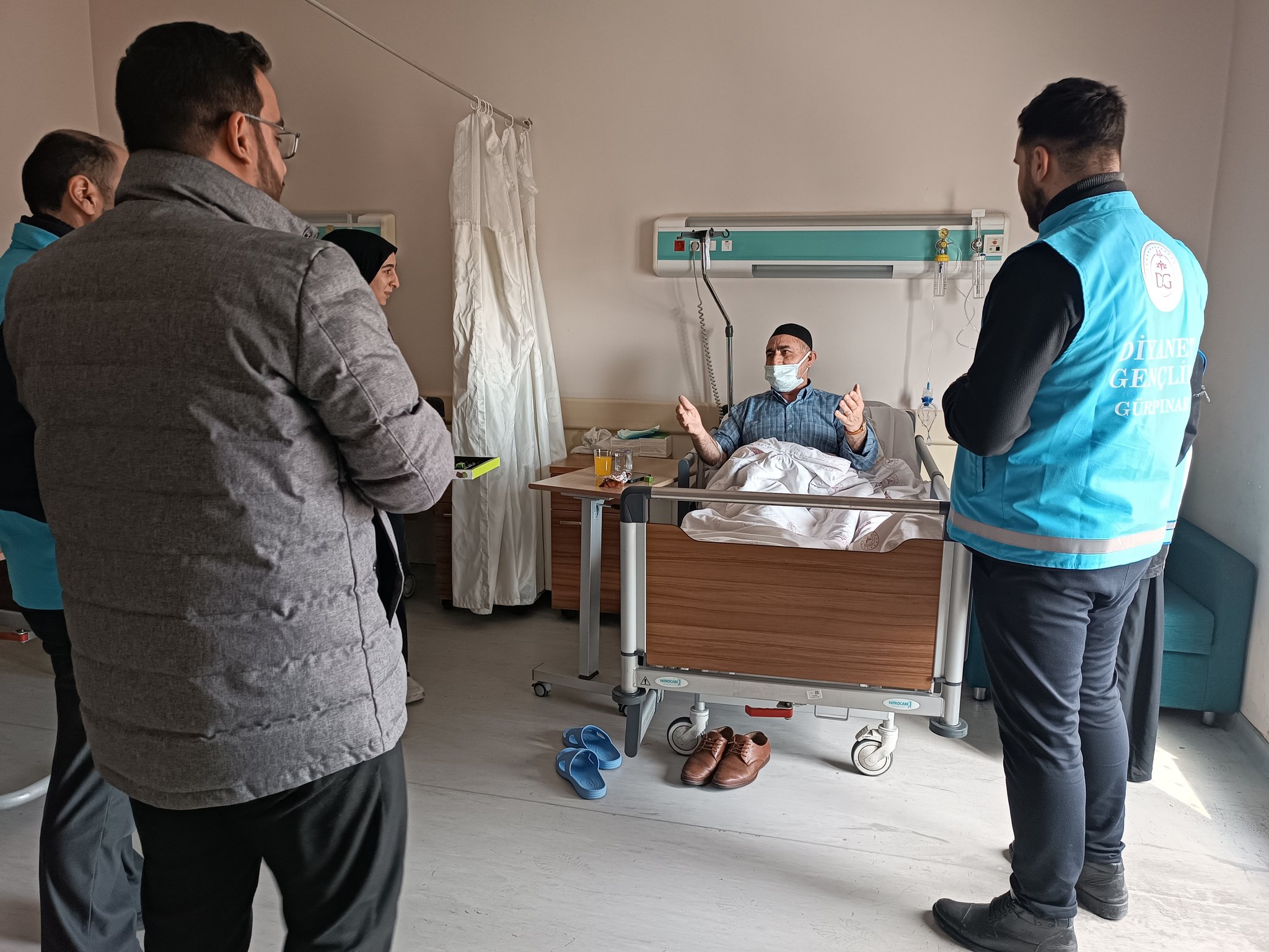 Gürpınar Müftülüğü’nden hastane ziyareti