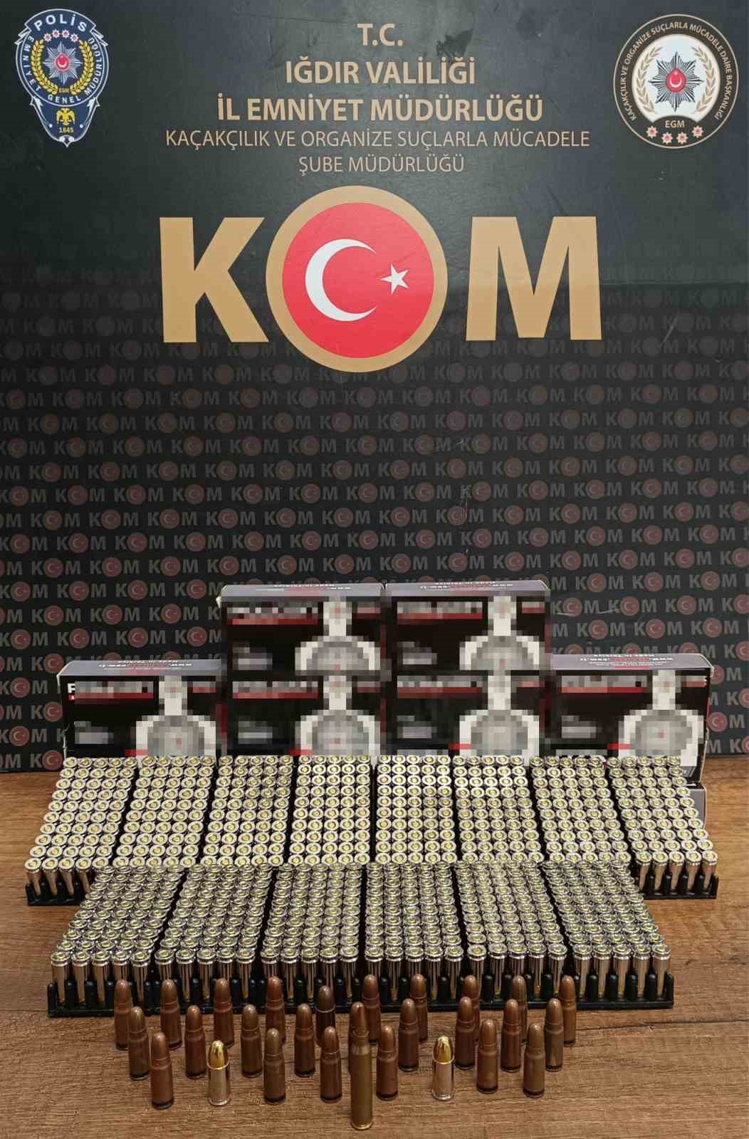 Iğdır’da yasaklı silah ve mühimmat ticareti operasyonu