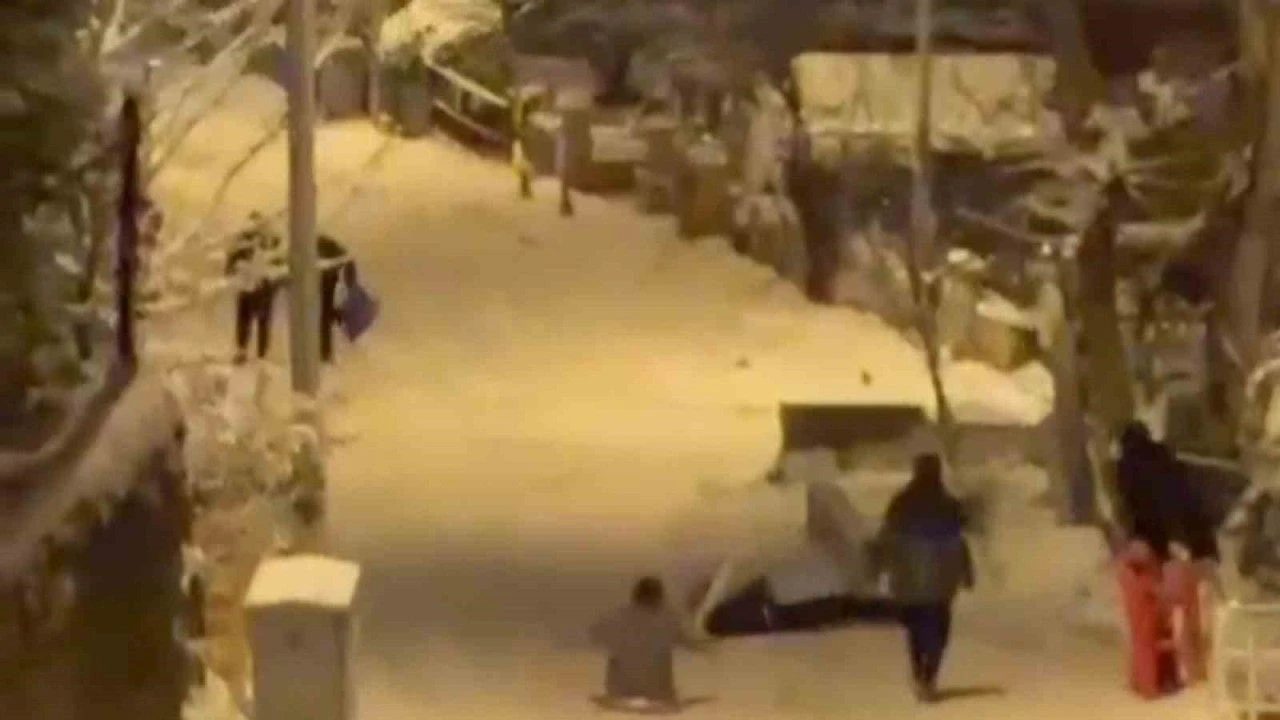 Karda kayak keyfi hastanede bitti