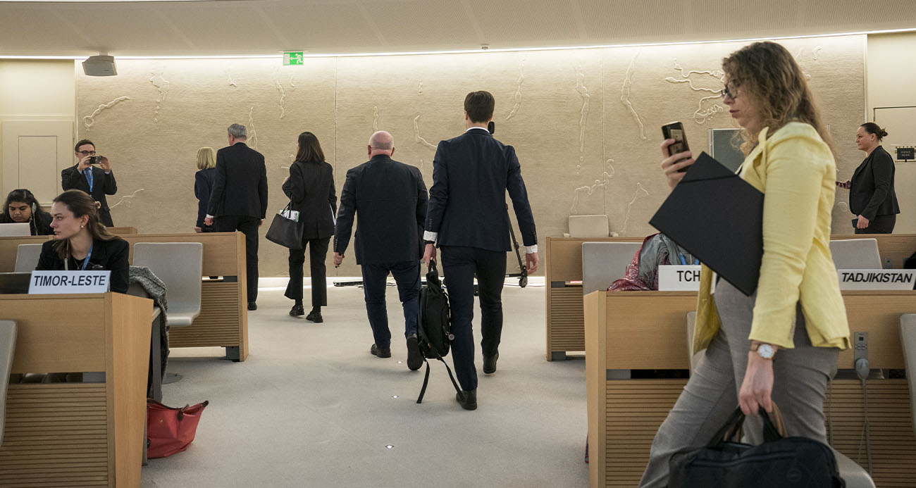 Rusya’nın BM İnsan Hakları Konseyi’ndeki konuşması protesto edildi